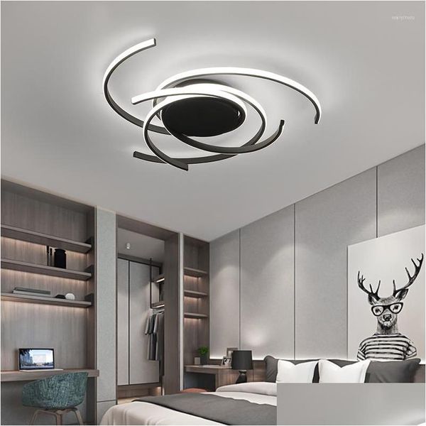 Потолочные светильники TRA THIN LAMP для спальни гостиной освещение круглое треугольник