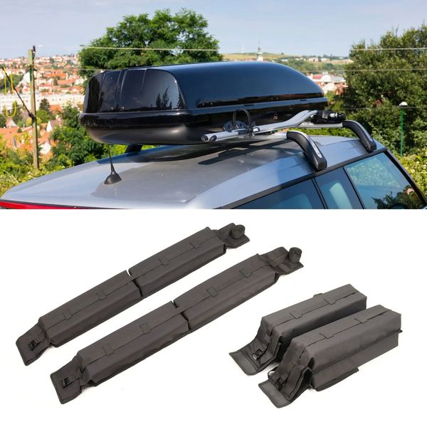 Bagagem de telhado de carro universal almofadas de rack macio para caiaque/sup/paddleboard/canoa/snowboard/windsurfing surfboard racks acessórios 240410