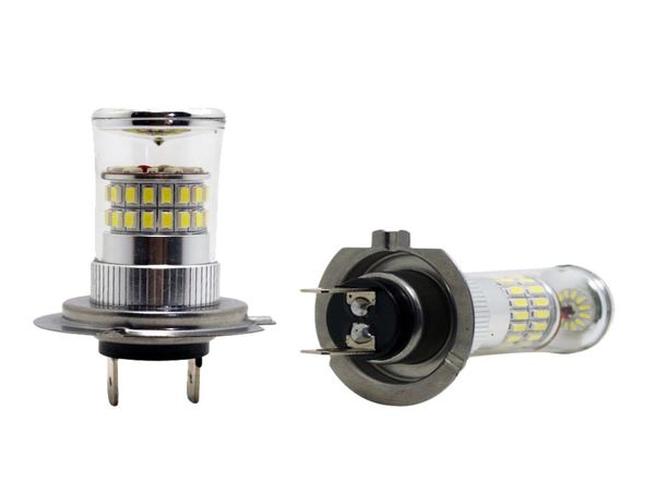 2pcs 12v CC auto Superb bianca luminosa H7 48SMD 3014 Luci a LED LED FOG LAMPAGNO 46707012442