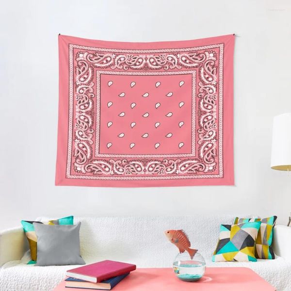 Tapestries Bandanna Pink Napestry Ästhetic Home Decor Dekorative Wand Wandmalerei Dekoration Teppich