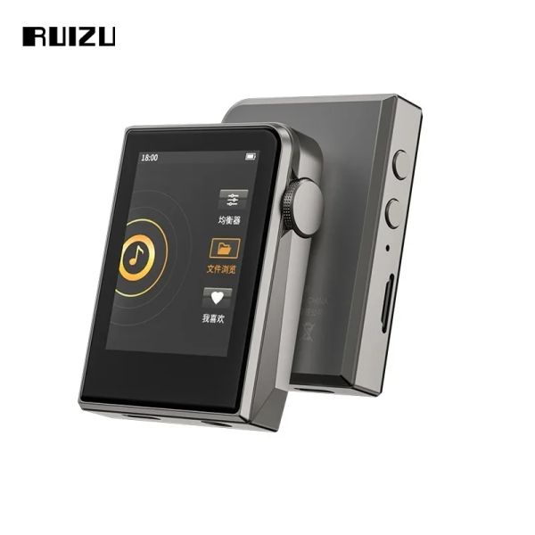 Spieler Ruizu A58 HiFi Music Mp3 Player DSD256 Lustless Decoding MP3 tragbarer Mini Walkman mit EQ Equalizer Ebook Alarmuhr Stoppwatch