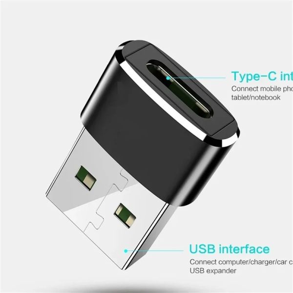 Adattatore USB 2.0 maschio a femmina Tipo C OTG USB2.0 Un adattatore USB C Convertitore per MacBook per Nexus per Nokia N1