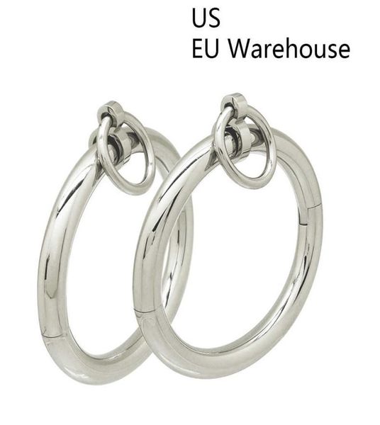 Bracciale slave in acciaio inossidabile lucido lucido Bracciale slave in bracciale con restrizioni a anello rimovibile set Q07175695989