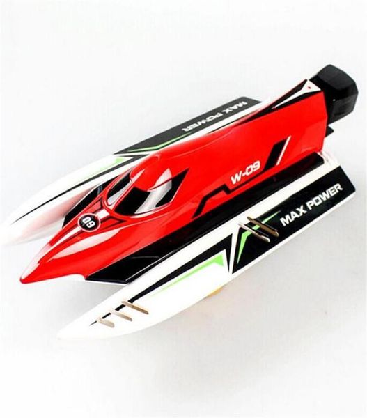 RC Boat Wltoys WL915 24 ГГц Машино -управляемое радиоуправляемая лодка безмолковой мотор высокая скорость 45 км ч.