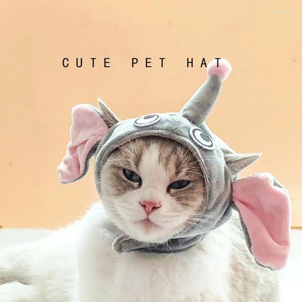 Köpek Giyim Fil Kedi Şapkası Pet Headgear Küçük Headdress Oyuncak Ayı