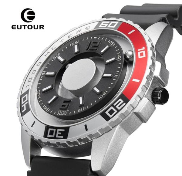 Eutour Neue innovative magnetische Metall -Multifunktion MEN039S Watch Fashion Sports Quarz Uhr Einfacher Armband Pilot LY1912261433889