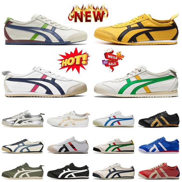 Onitsukas Tigers Mexico 66 Canvas Trainers Luxury Brand 【code ：L】Tiger Designer Casual Shoes OG Original Leather Platform Vintage Outdoor Sports Sneakers