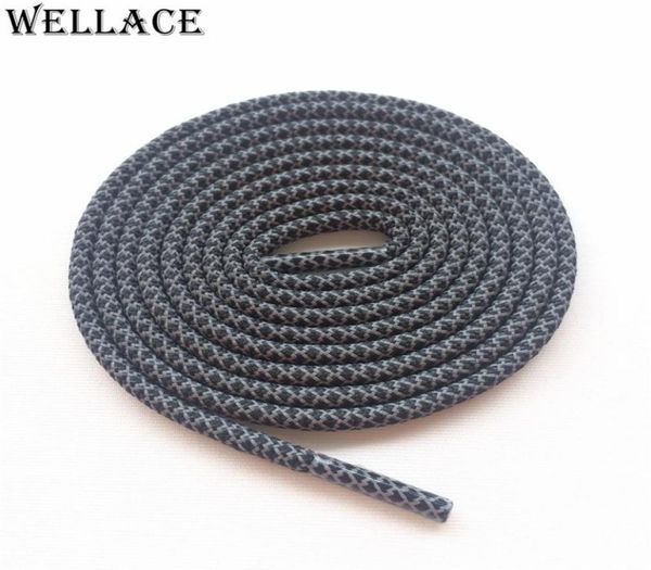 Wellace Round Rope 3M Laces Visible Reflective Runner Shoe Shoe Shofty Shoelaces Shoestrings 120 cm per scarpe da basket stivali9791756