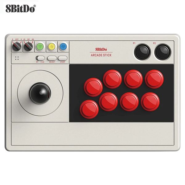 Joysticks 8bitdo arcade stick joystick pulsante dinamico software ultimate turbo bluetooth 2.4g e connettività cablata per switch windows