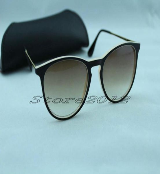 Venda Novos 5pcs Proteção UV Moda Os óculos de sol da marca de designers Sun Glasses for Men Mulheres Gradiente de 52 mm com caixa e case7319649