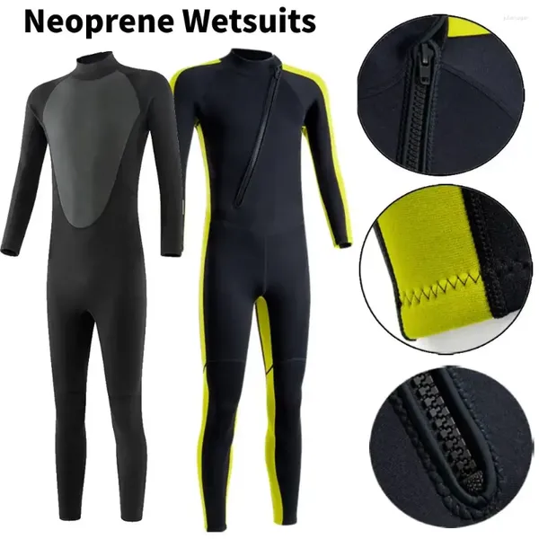 Costumi da bagno da bagno in neoprene immersioni in surf abiti da surf al freddo abito unisex caldo con cerniera elastica accessori all'aperto antis-scratch