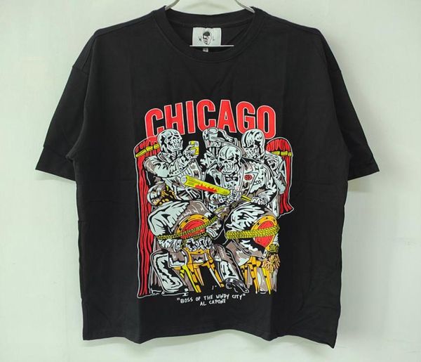 Giocatore di basket Warren maglietta Chicago Stampa tee da uomo Lotas Tee Summer Womens Tshirts Shee Tees Men Casual Shirt Black Top Top Tee5412160