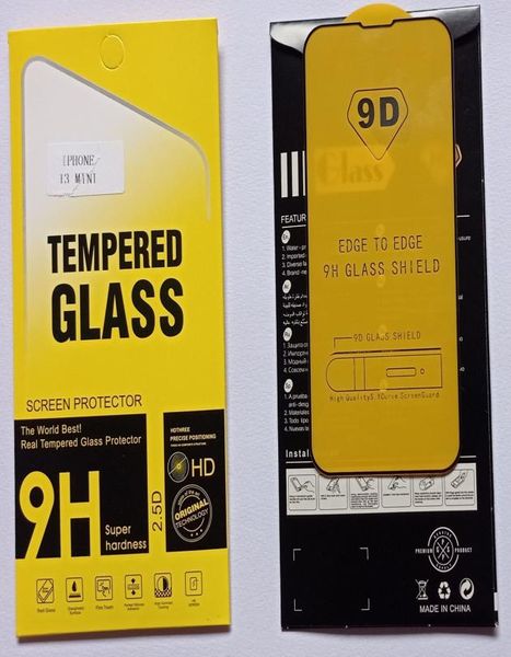 Schermo di protezione dello schermo del telefono cellulare Sostituzione di protezione per iPhone 13 12 11 Pro X XS Max 8 7 6 Plus Temped Glass 9H Durezza completa CoV3935054