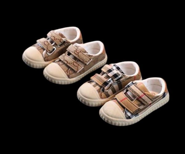 First Walkers Baby Canvas Scarpe da 1 a 3 anni Autumn Boys Girls Sports Toddler Scarpe Sneakers per bambini primaverili 6467880