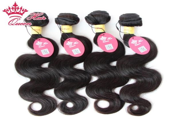 Cabelo queen Store Oficial da Virgem Peru Virgin Wave 4pcslot 100gpcs 12 28 tece cabelos Extensões de tecedão de cabelo humano Fast Shippin2198310