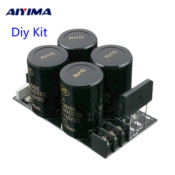 Amplificadores AIYIMA 35A Placa de filtro retificador 10000UF/50V CA para DC Audio Amplificador Placa de alimentação DIY kits DIY para 3886 7293 Amplificador DIY DIY