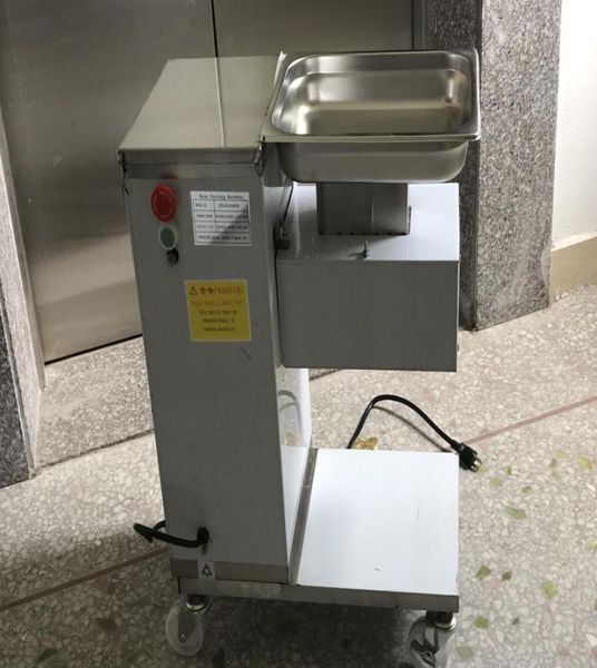 Modello QE elettrico Modello 110 V Cutter di carne per pompe di pollo Slicer Rrestaurant Macchina da taglio della carne8063232