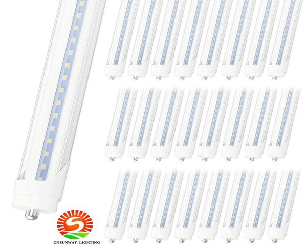 8ft LED T8 Tüp Işıkları 45W R17D FA8 Tek Pin G13 Dönebilir LED Tüpler Ampuller SMD 2835 LED Floresan Tüp Lambaları AC85265V3123542