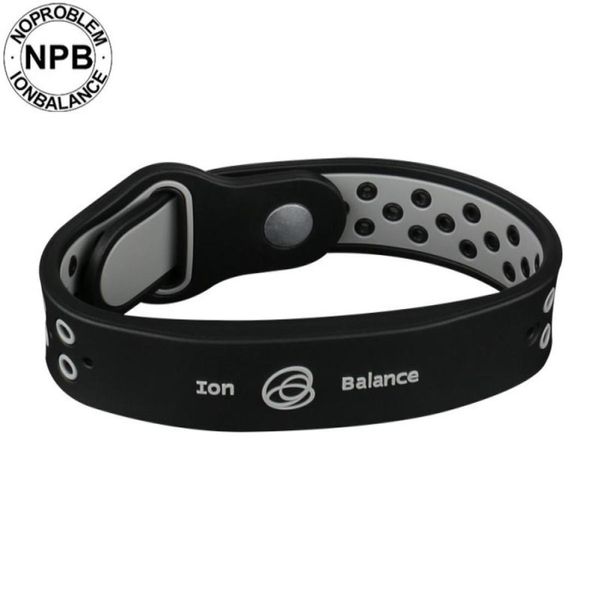 Saúde Benifits Balanço de Ion Power Therapy Silicone Sports Cheker Turmaline germânio pulseira Bracelet4993815