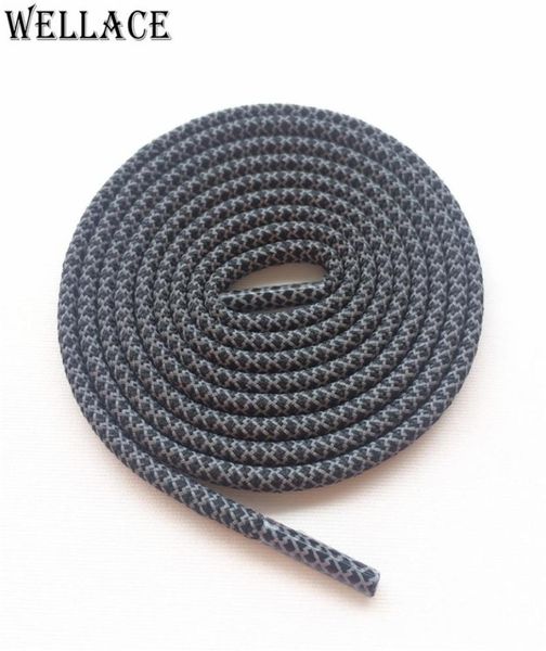 Wellace Round Seil 3m Schnürsenkel sichtbare reflektierende Läufer Schuhschnürsenkel Safety Shoelaces Shoestings 120 cm für Stiefel Basketballschuhe5700160