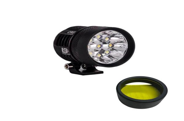 Moto di illuminazione automatica L9X LED LEGGIO LIGHT LEN GIALLO 90W in lampadina per auto in bicicletta con IP68 IP68 UNIVERVIO FIT4141714