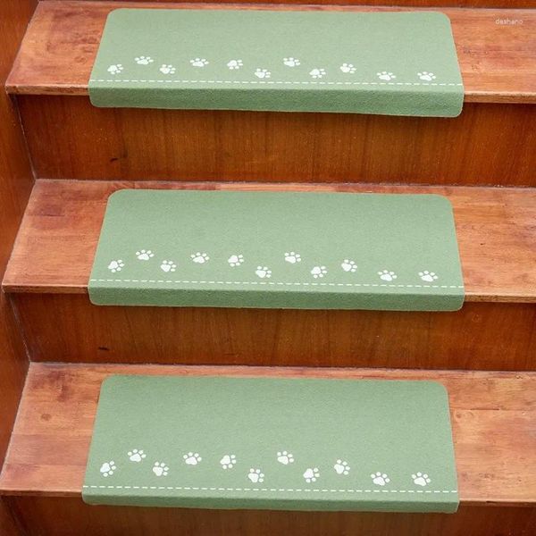 Tapetes de tapete luminoso de escada macia