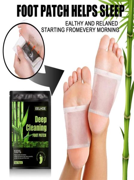 Natürliche Kräuterentgiftung Fußflecken Pads Behandlungsbehandlung Tiefe Reinigung Füße Pflege Körpergesundheit Relief Stress hilft den Schlaf 5747606