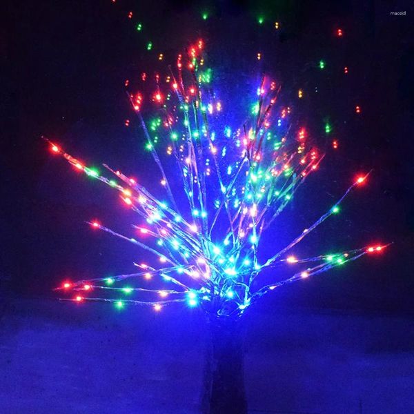 Decoração de festa Led Willow Branch Lâmpada 20 lâmpadas Vaso de Natal Luzes de árvore floral Garlandas Fairia de Natal