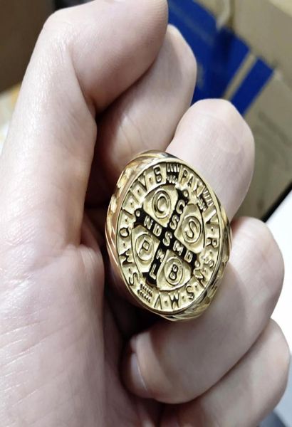 Gerusalemme anello inossidabile crociato in acciaio religioso Gesù Cristo Knight Medieval Templar Media per uomini Donne Rings7113407