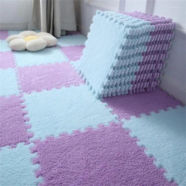 Tappeti tappeti per pavimento camera da letto 30x30 cm 10pcs/lotto tappeto articolare fai -da -te per soggiorno per bambini schiuma moquette eva decorazione per la casa