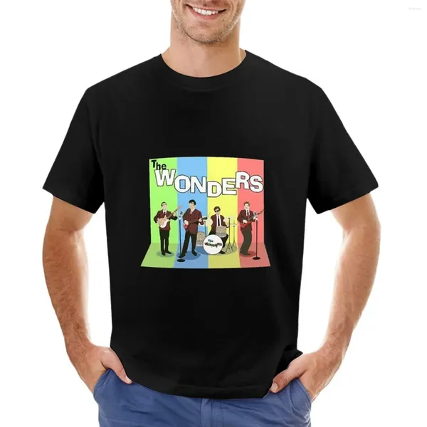 Polos masculinos A camiseta das maravilhas secaram-se de manga curta rápida camiseta de camiseta Men