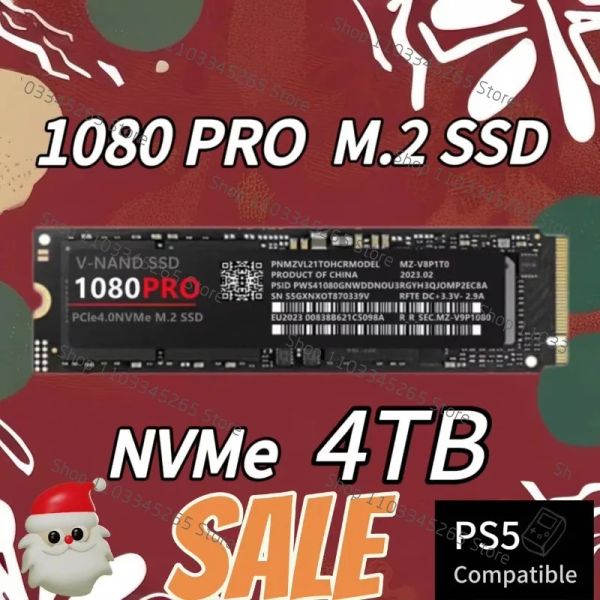 Caixas 1080Pro NVME SSD M2 12000MB/S PCIE 4.0X4 1TB 2TB 4TB DISTRIMENTO DE ESTADO SOLID SOLID RIFER