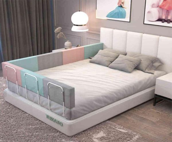 28 cm Höhe Babybett Stoßfänger Krippenwache Einstellbare Antikollision Kinder039s Bett Zaun Allgemeines Softtor Crib G224190603