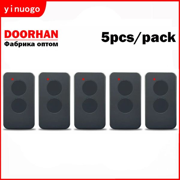 Anéis 5 portão de embalagem Controle remoto Doorhan Transmissor 2 4 Chave de porta de porta de garagem Pro para barreira 433MHz Código dinâmico