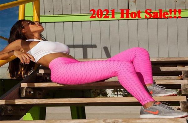 Знаменитая тикток Склек -пожизненный леггингс. Фитнес -одежда Тренировка Женская йога наряды эластично -жарчатые текстурированные леггинсы для Dropper8532154