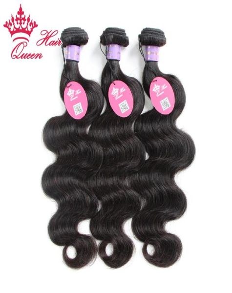 Extensões de cabelo humano da Virgem Malásia não processada onda corporal a onda natural cor preta queen hair produtos entrega rápida 9644567