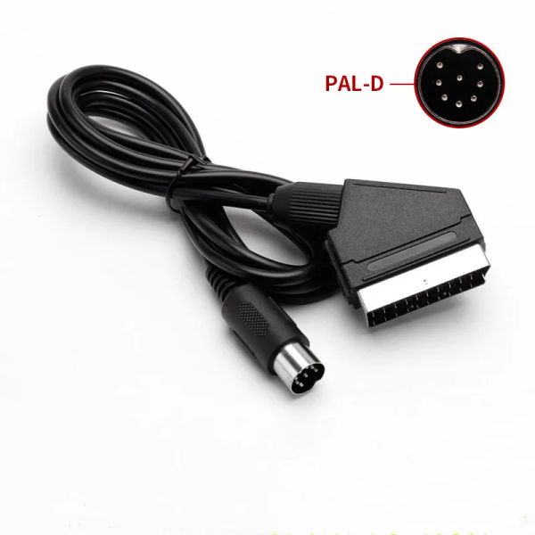 Kablolar 10 PCS PAL VPIN RGB AV TV Kablo Kurşun Scart Sega Mega Drive 1 Ana Sistem