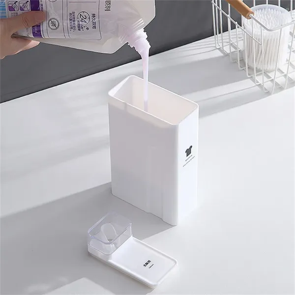 Distributore di sapone liquido 295 g contenitore vuoto non facile deform danno danno multifunzionale bottiglia di lavanderia sottosuolo forniture per il bagno