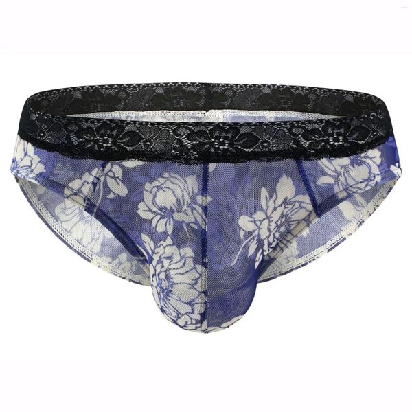 Underpants homens renda briefs sexy masculinos de pênis íntimos do pênis íntimo masculino masculina masculina sissy jockstrap mens u bolsa u