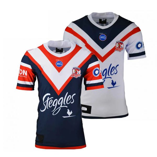 Rugby Sydney Roosters 2021 Replica maschile Home/Away Rugby Jersey Sport Shirt S5XL