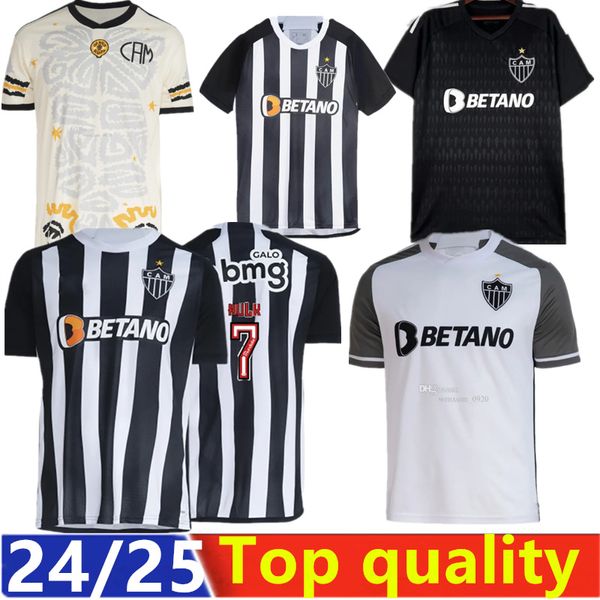 2023 2024 Atletico Mineiro Home Soccer Maglie 23/24 Vargas M.Zaracho Sasha Elias Edizione Speciale Shirt Away Keno Marquino 1733