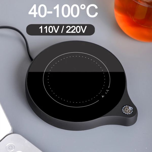 Kettles 110V/220V Copo Aquecedor Aquecimento 100 ° C Fabricantes de chá Electric Placa quente Montadora mais quente 5 Ponto de aquecimento de engrenagem Mini panela de indução