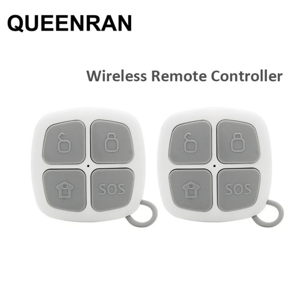 Ringos 2pcs/lote 433MHz Controlador remoto de chaveiro para G90E G90B Plus WiFi GSM Sistemas de alarme braço/desarmar/SOS