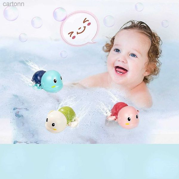 Banyo oyuncakları bebek banyo oyuncakları hayvan sevimli karikatür kaplumbağa yengeç klasik bebek su oyuncak bebek yüzme zinciri saati saat 2023 en yeni 240413