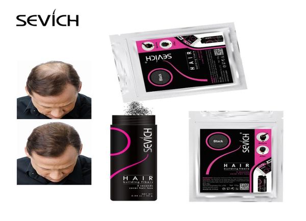 Sevich verkaufen 10 Farbhaarfasern Keratin Styling Pulver Faser Nachfüllung 50G Haarpflegeprodukt Ersatzbeutel Unterstützung Großeres 7238005