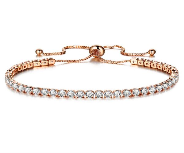 1pcs Drop große Kristallarmbänder mit Zirkonsilber Gold Armreifen weiß grün rosa lila grüne Stein Frauen Mädchen Geschenke BR0163987033