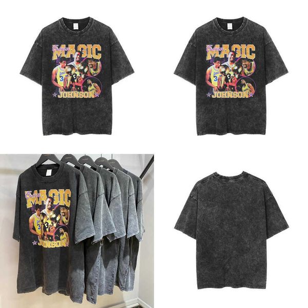Magliette da uomo maglietta sovradimensionata magliette grafica maschile cotone vintage top top top harajuku streetwear hip hop basket basketball tshirt Sum somma xl