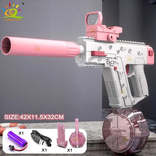 Toys de armas Huiqibao Electric Fire Sword Submarine Water Gun Fantasy Water Battle Summer Summer Tiro ao ar livre Toys Childrens YQ2404136XGF