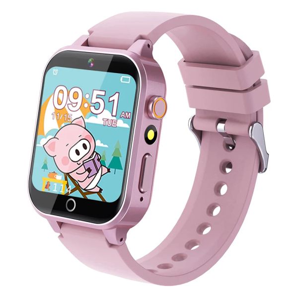 Uhren Kids Smart Watch HD Touchscreen Kinder mit 26 Spielen Videokamera Musik Audiostory lernen Karten Bildung Spielzeug Geburtstag Geschenk