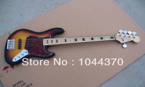 5 Strings the Jazz Bass Vintage Sunburst Electric Bass Guitar 7866602